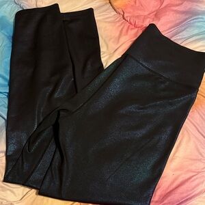 Shimmering Black Leggings